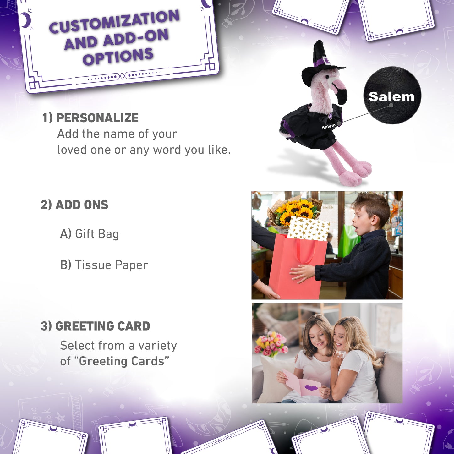 SUPER-SOFT PLUSH - PINK FLAMINGO WITCH