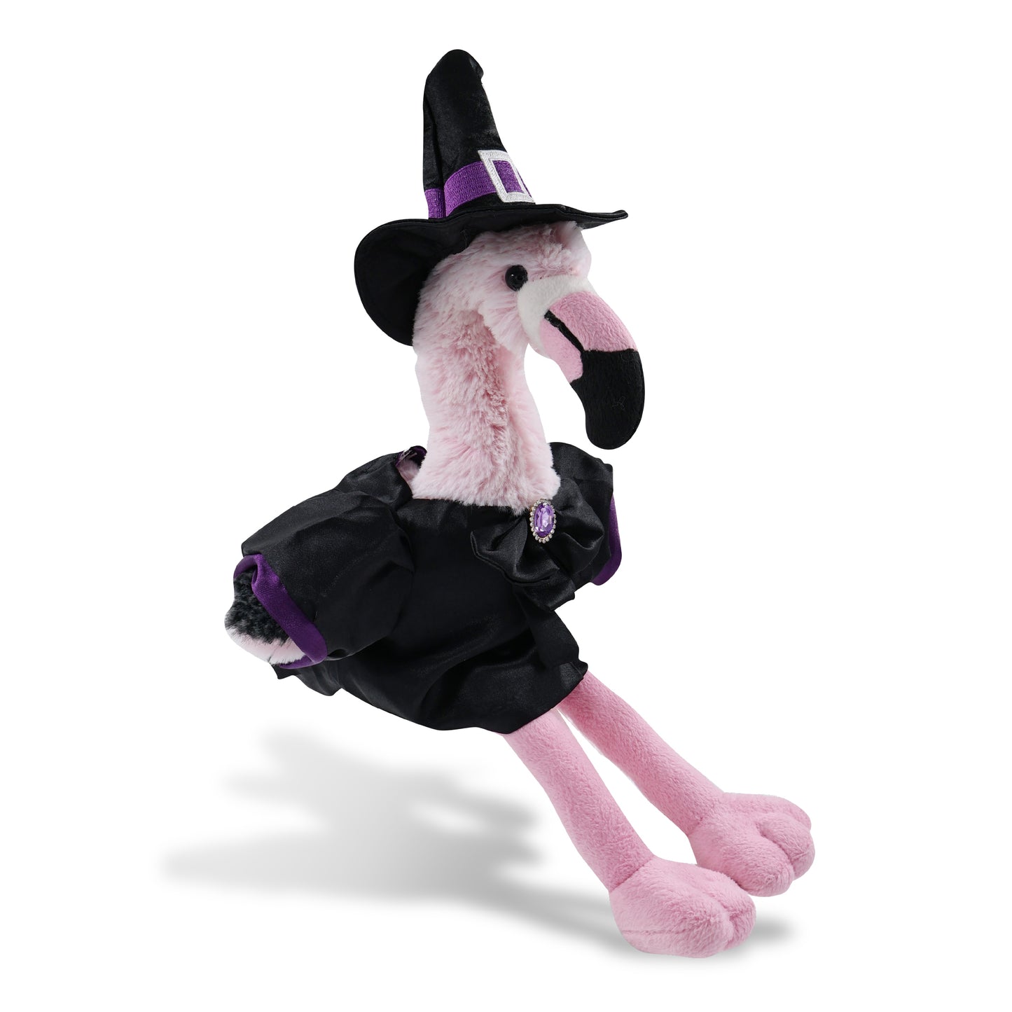 SUPER-SOFT PLUSH - PINK FLAMINGO WITCH