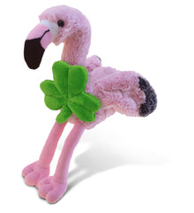 PLUSH SHAMROCK - SUPER-SOFT PLUSH - PINK FLAMINGO