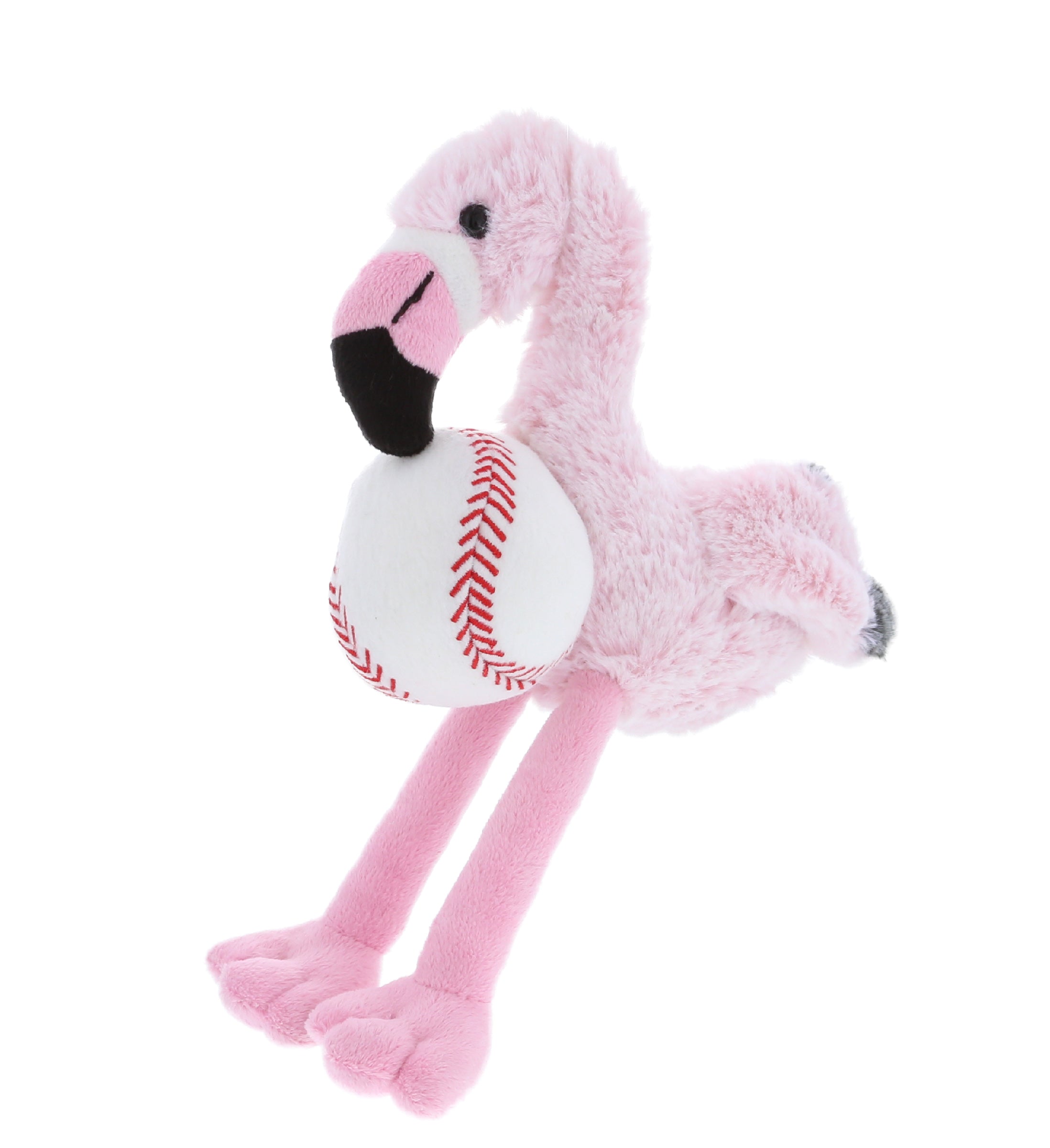 PLUSH BASEBALL - SUPER-SOFT PLUSH - PINK FLAMINGO