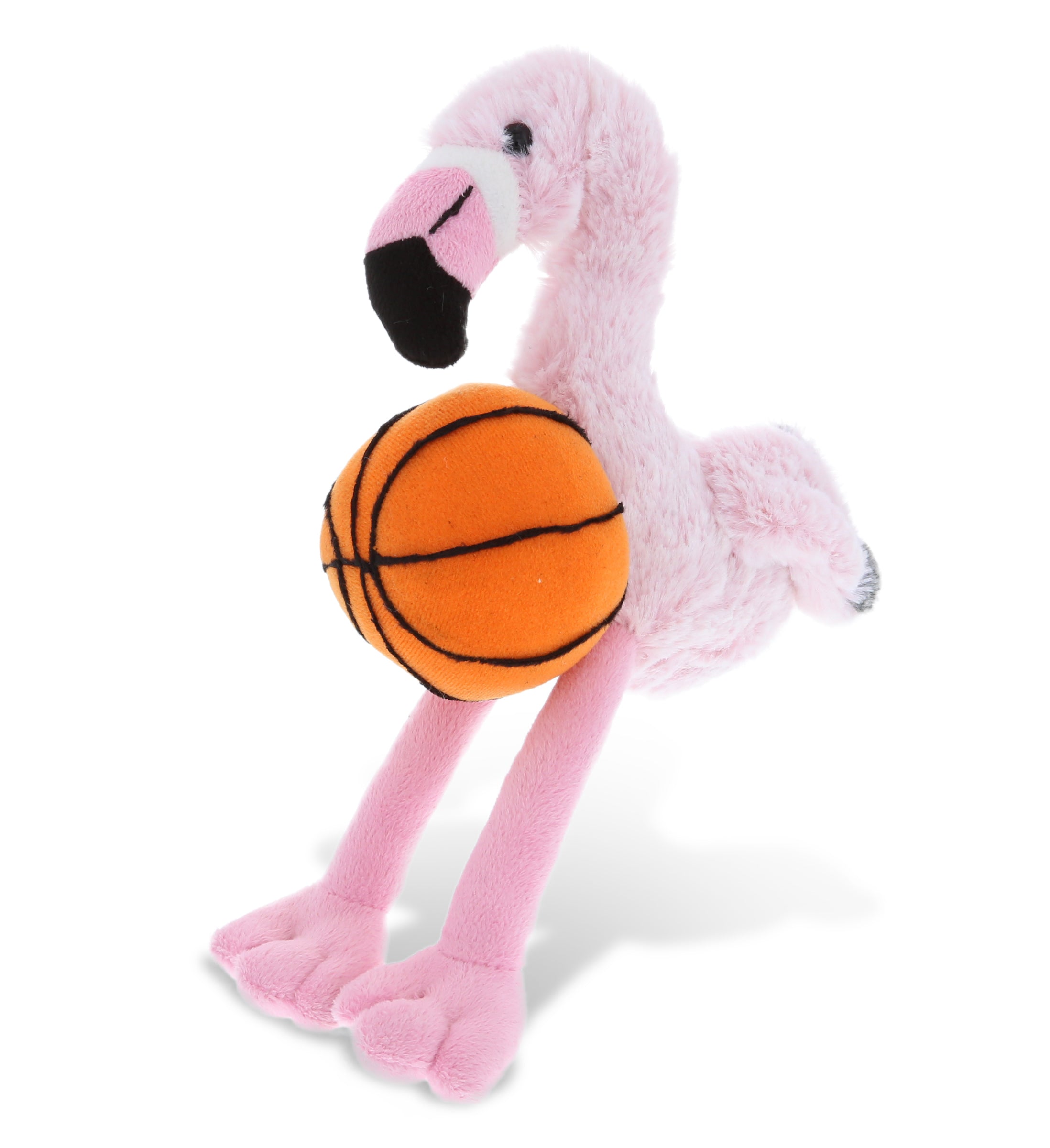 PLUSH BASKETBALL - SUPER-SOFT PLUSH - PINK FLAMINGO