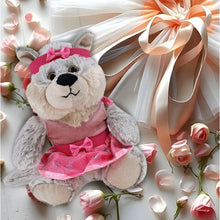 SUPER-SOFT PLUSH - SITTING WOLF BALLERINA