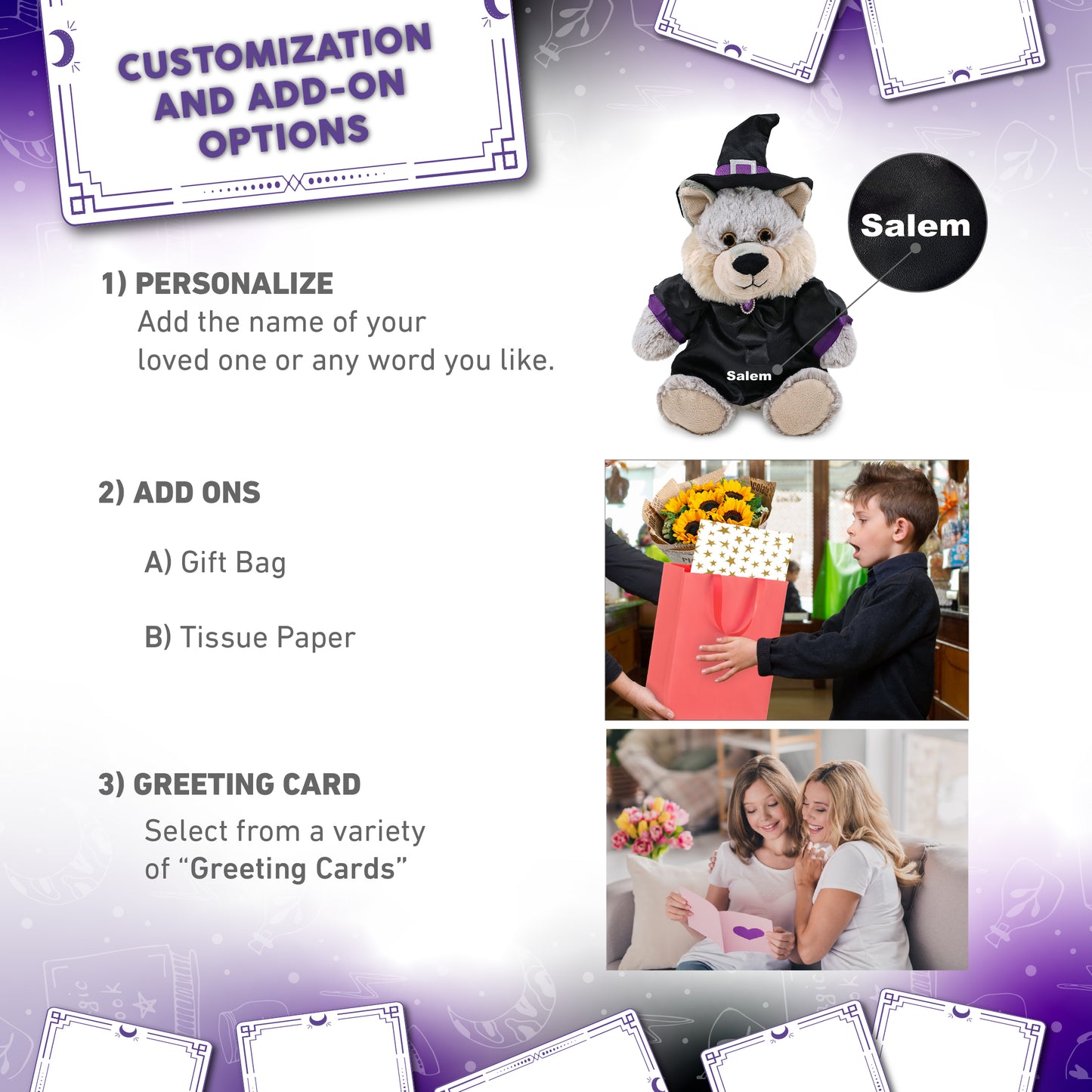 SUPER-SOFT PLUSH - SITTING WOLF WITCH