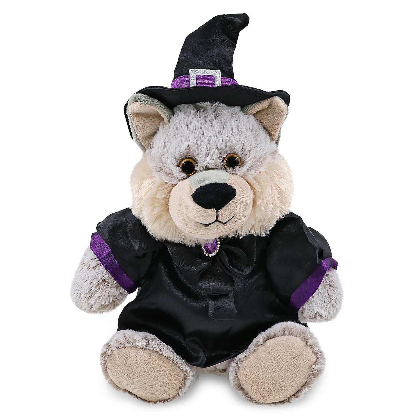 SUPER-SOFT PLUSH - SITTING WOLF WITCH