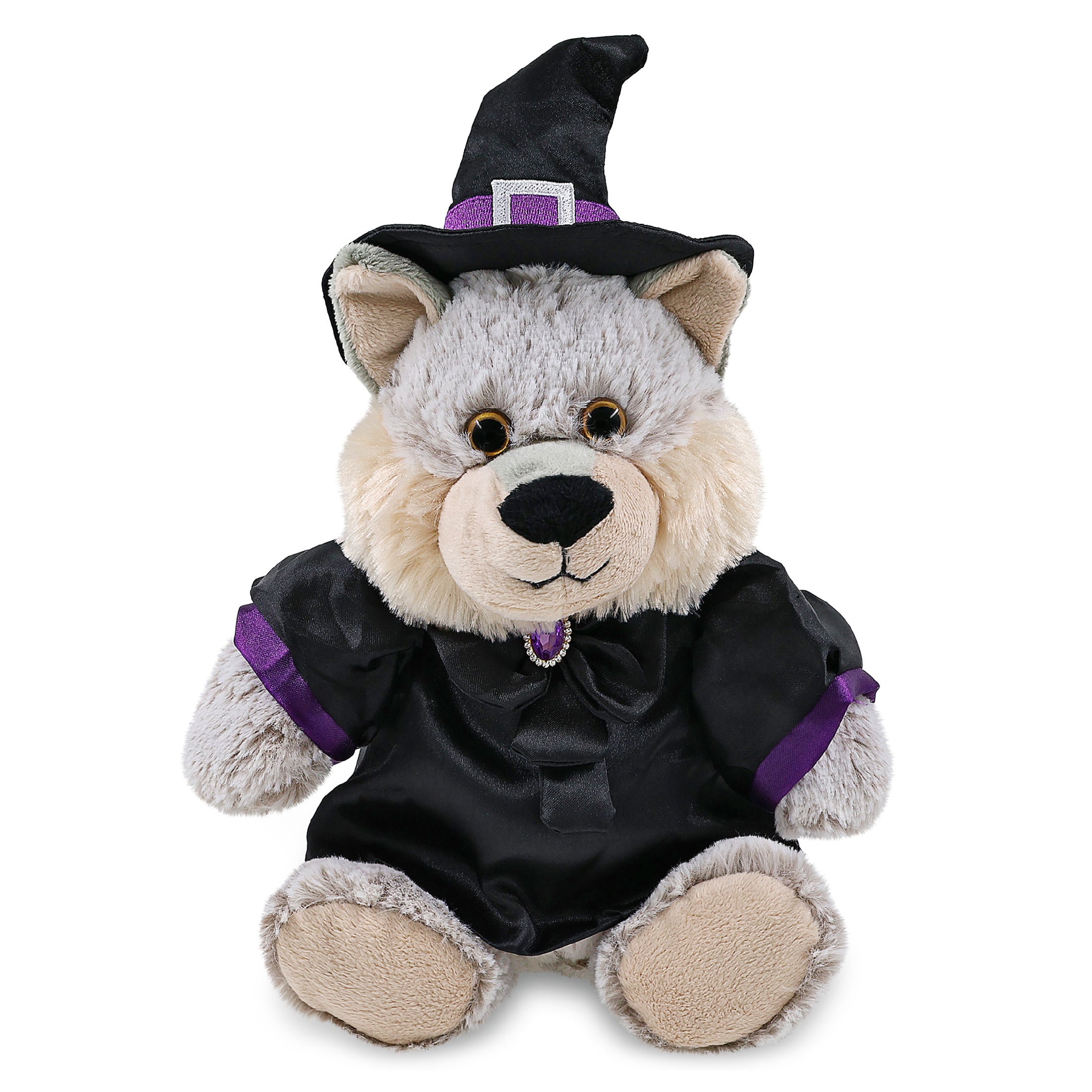 SUPER-SOFT PLUSH - SITTING WOLF WITCH