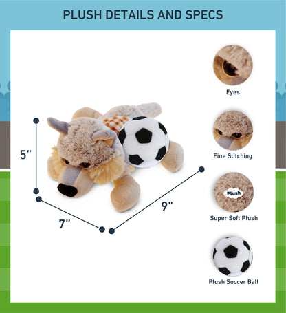 SUPER-SOFT PLUSH - LYING WOLF