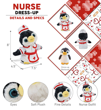 SUPER-SOFT PLUSH - PENGUIN NURSE DRESS UP