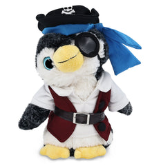 SUPER-SOFT PLUSH - PENGUIN WITH PIRATE DRESS UP