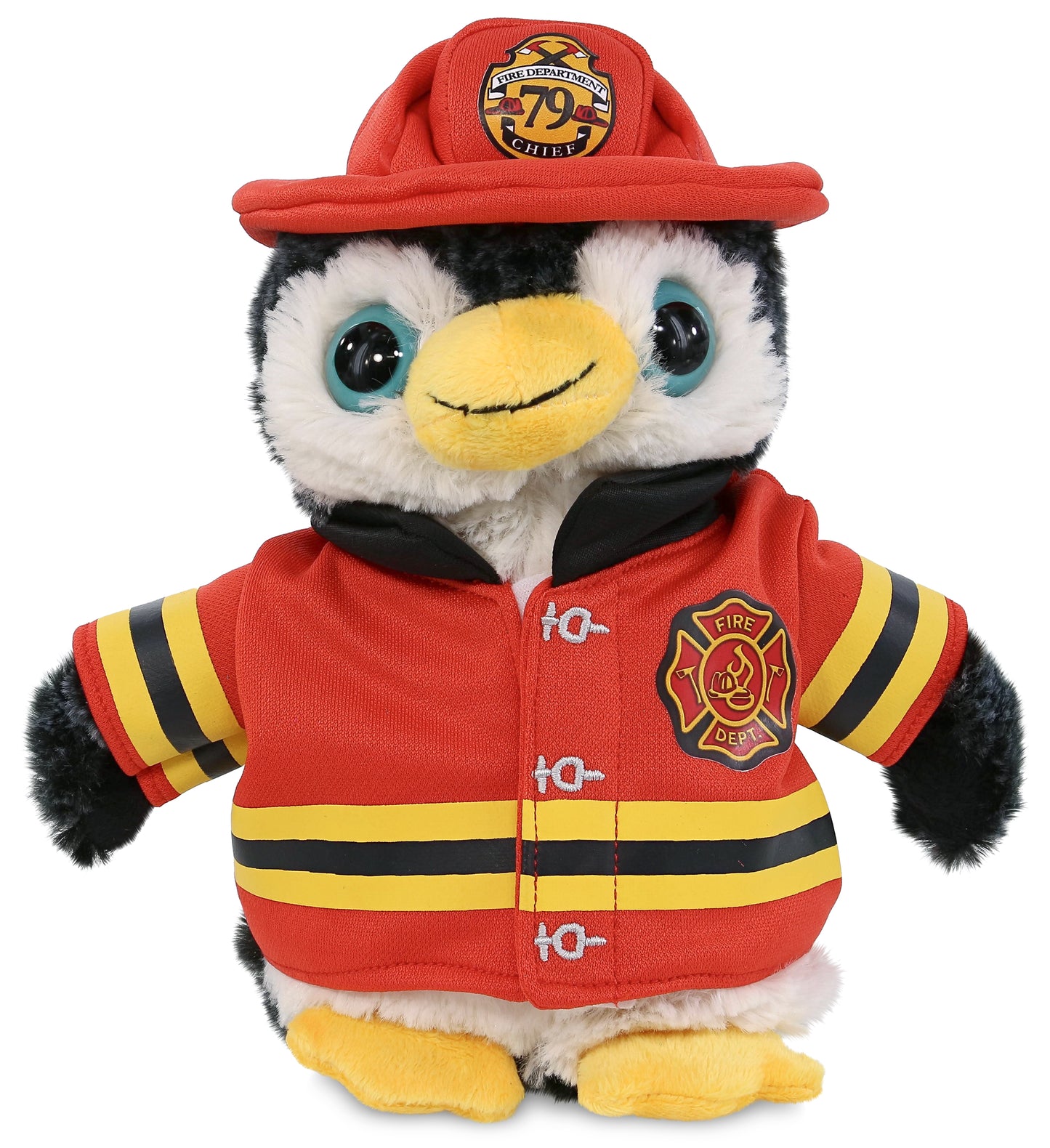 PLUSH FIREMAN - SUPER-SOFT PLUSH - PENGUIN