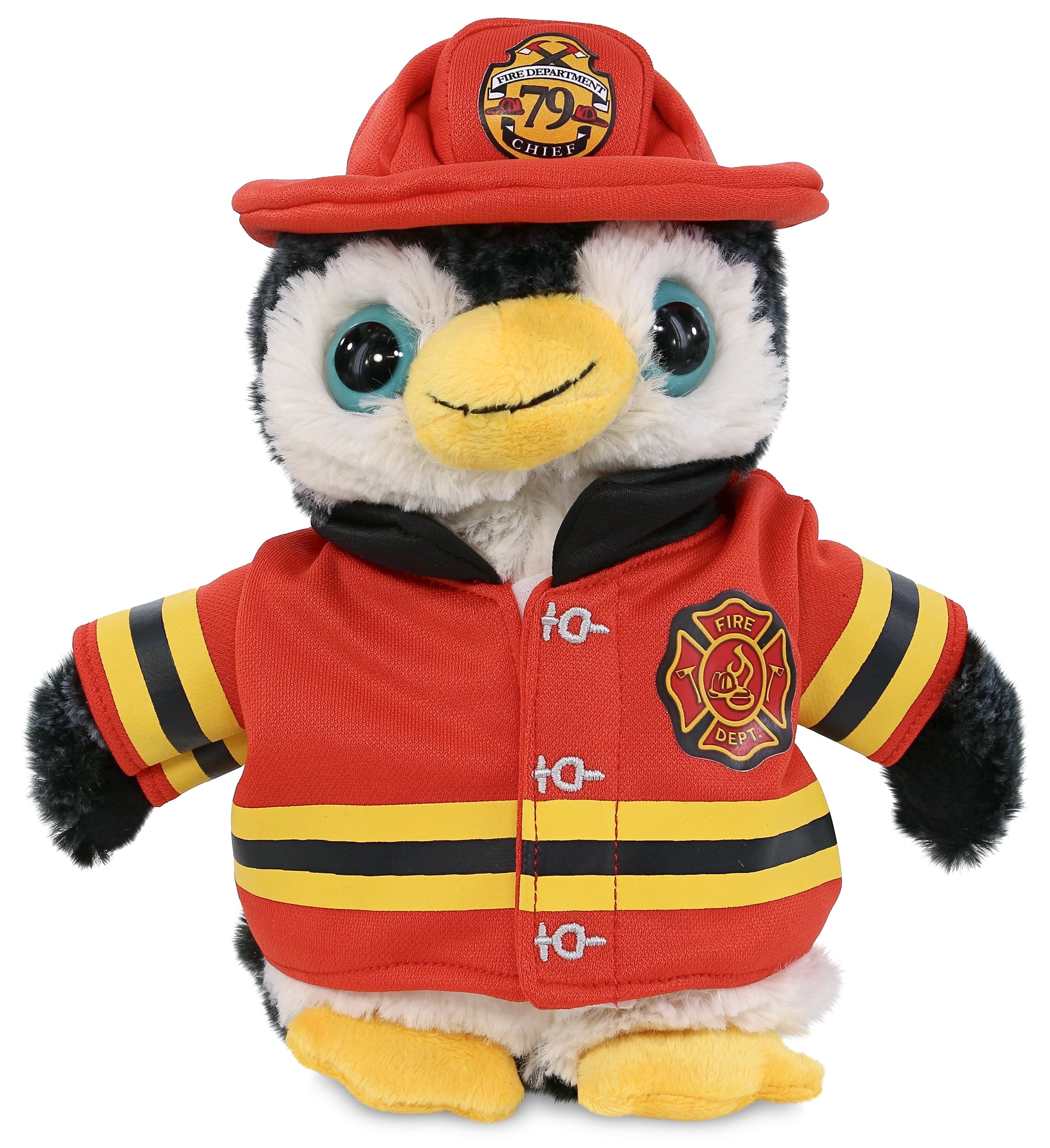 PLUSH FIREMAN - SUPER-SOFT PLUSH - PENGUIN