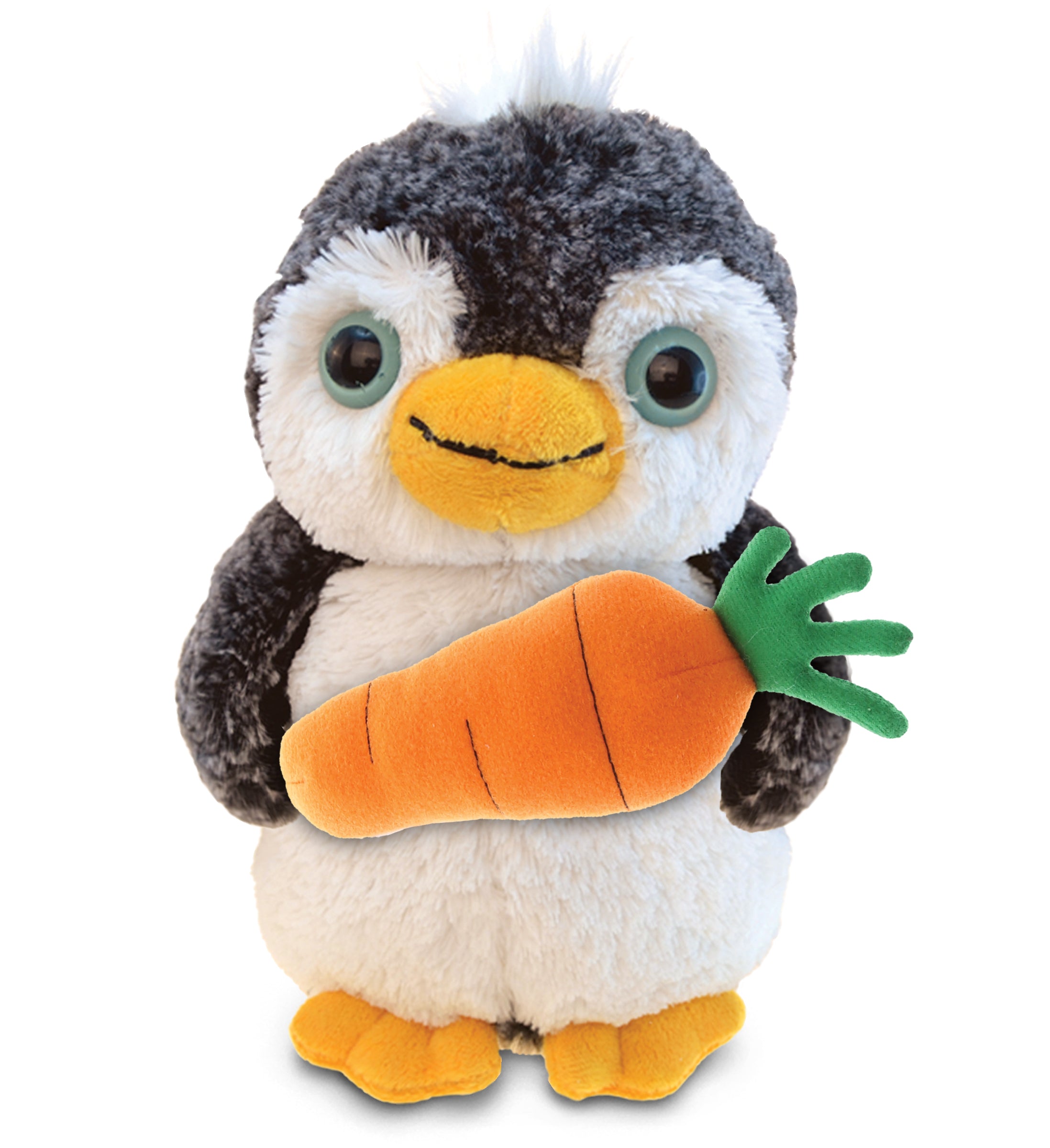 DolliBu Happy Easter Super Soft Plush Penguin with Carrot Plush Toy - 8 Inches