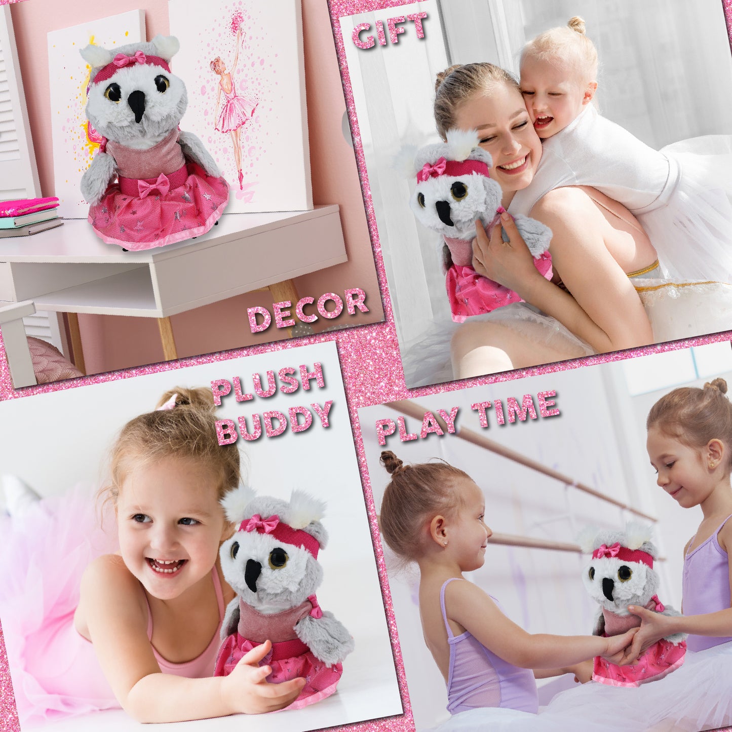 SUPER-SOFT PLUSH - OWL BALLERINA