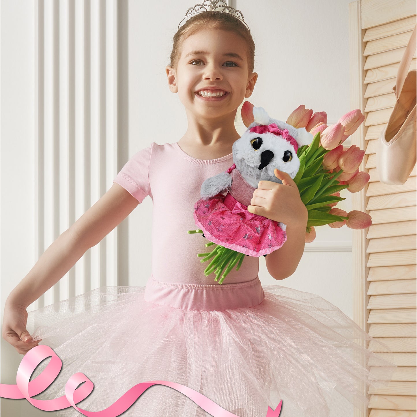 SUPER-SOFT PLUSH - OWL BALLERINA