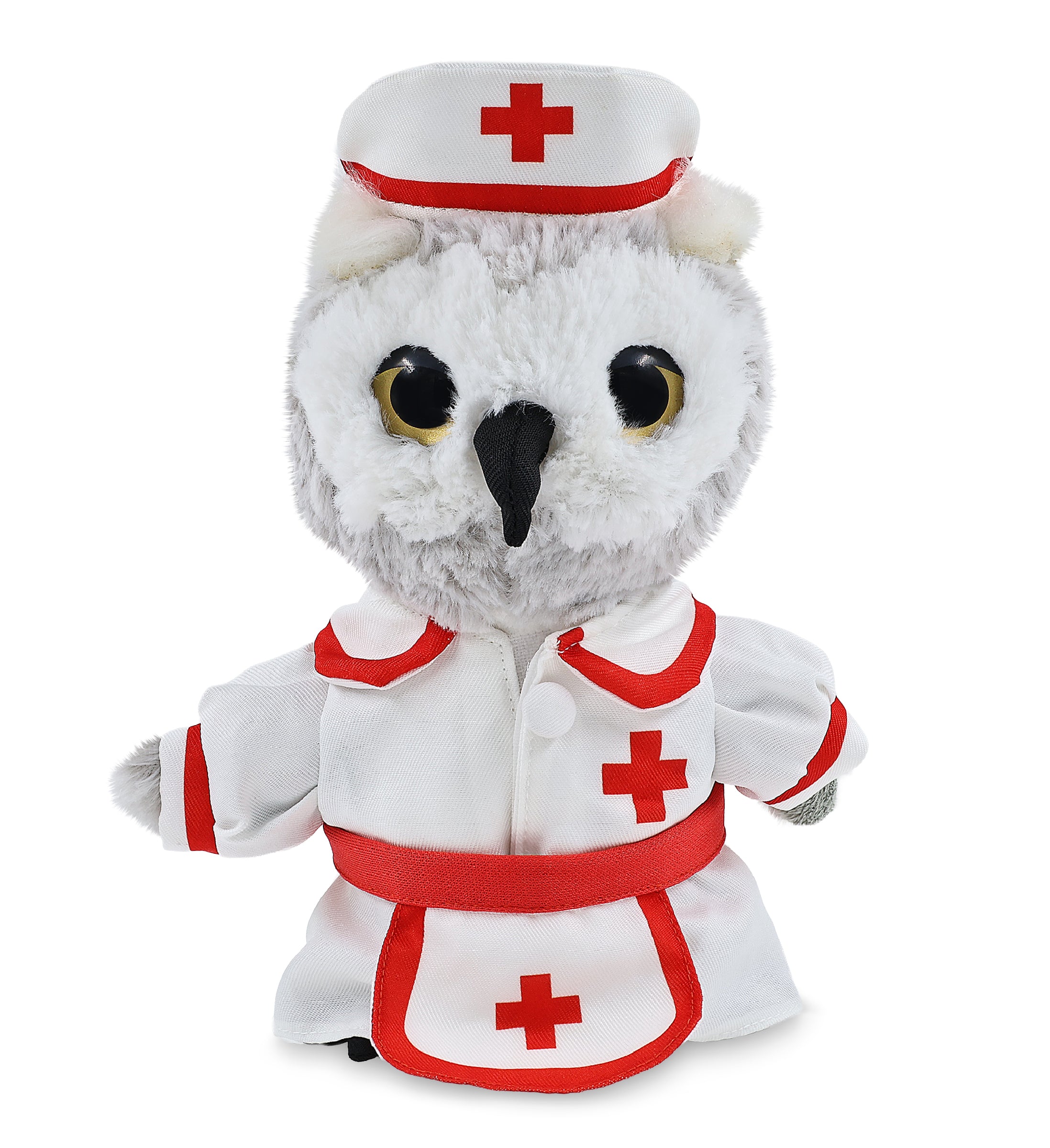 SUPER-SOFT PLUSH - OWL With NURSE Dress-Up