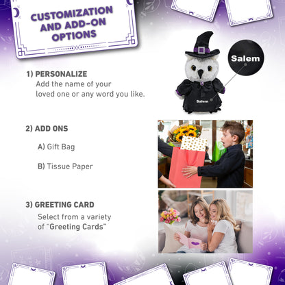 SUPER-SOFT PLUSH - OWL WITCH