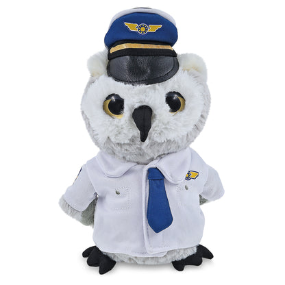 SUPER-SOFT PLUSH - OWL WITH PILOT DRESS UP