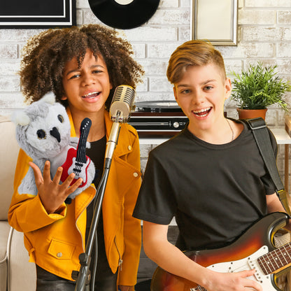 SUPER-SOFT PLUSH - OWL WITH GUITAR ADD ON
