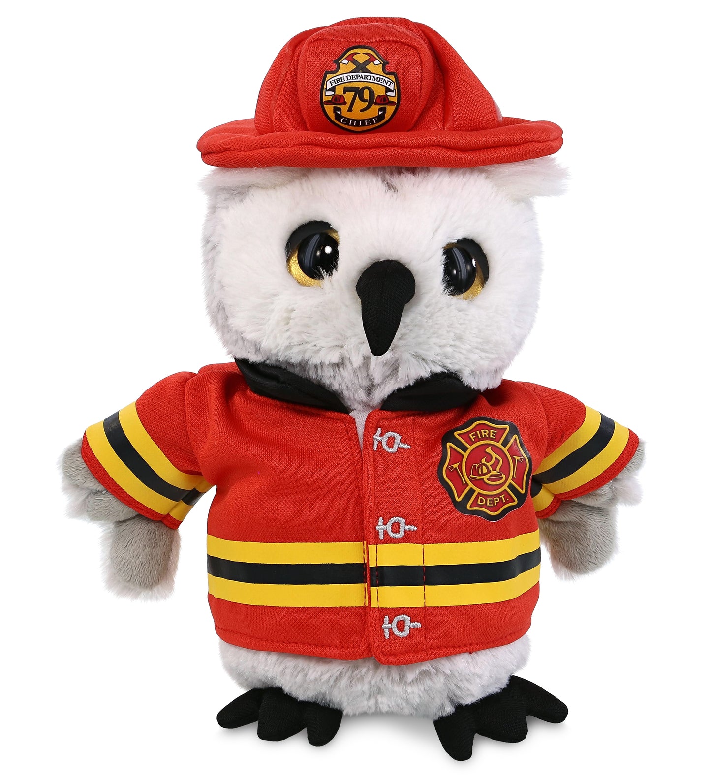 PLUSH FIREMAN - SUPER-SOFT PLUSH - OWL