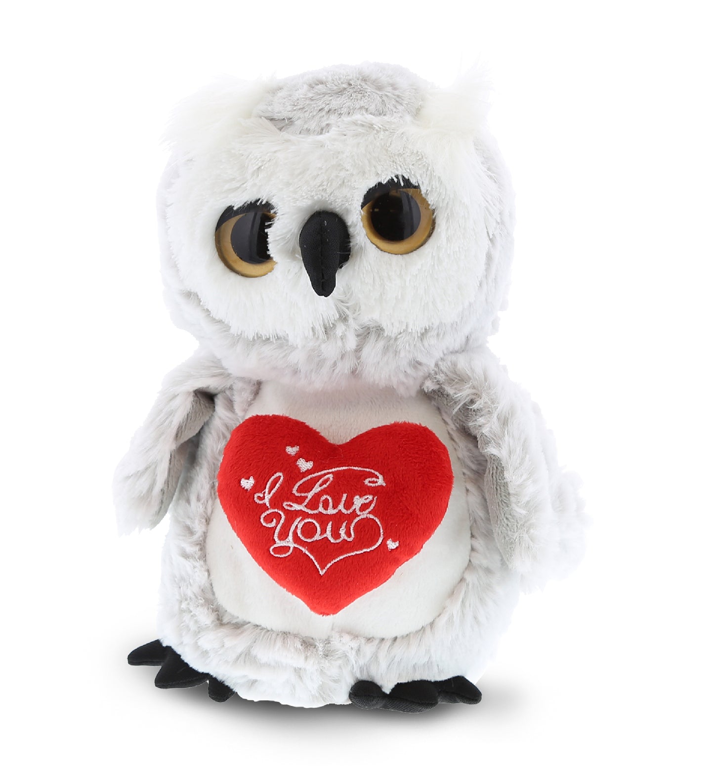 PLUSH I LOVE YOU RED HEART - SUPER-SOFT PLUSH - OWL