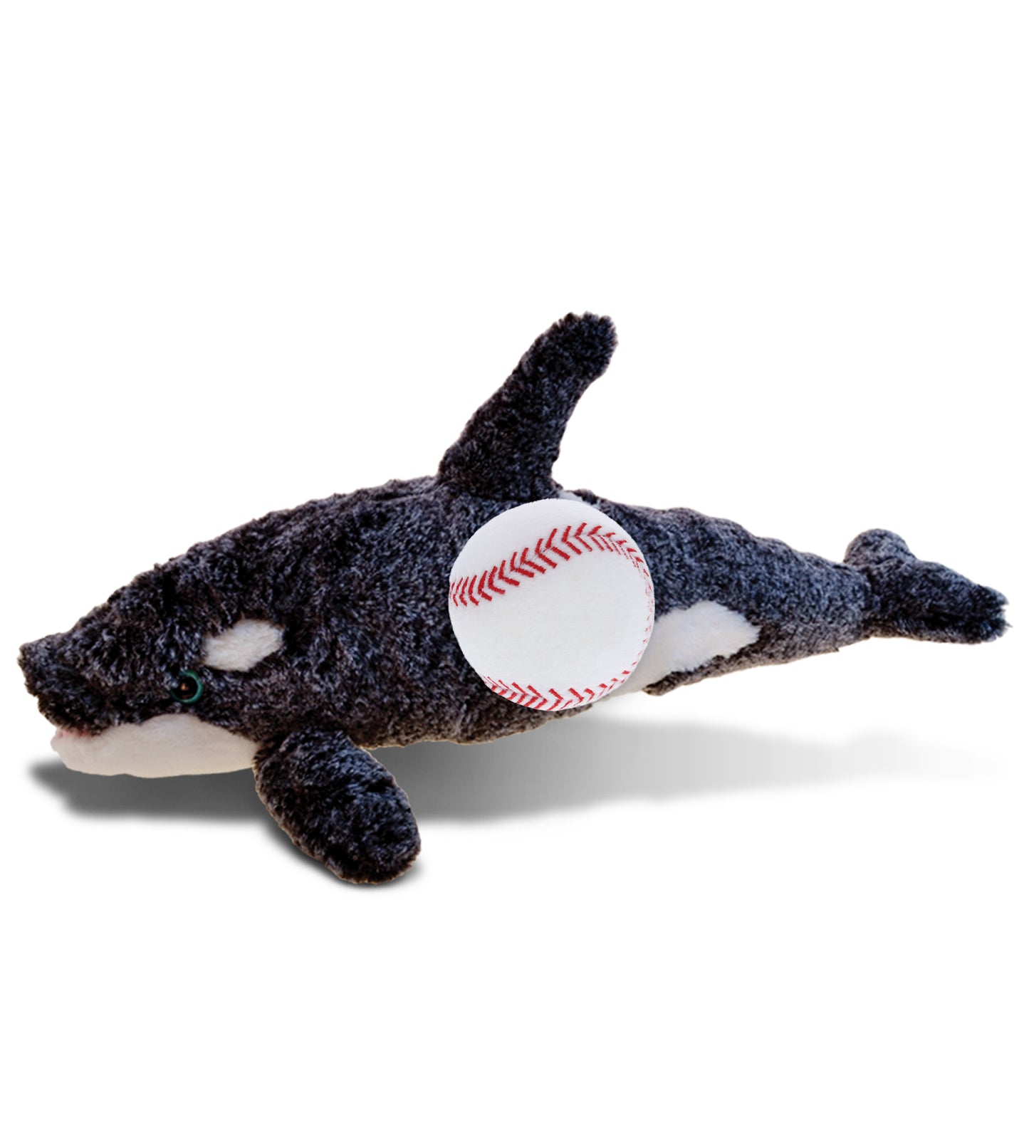 PLUSH BASEBALL - SUPER-SOFT PLUSH - KILLER WHALE