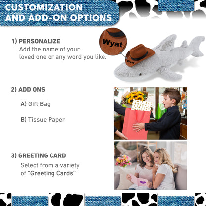 SUPER-SOFT PLUSH - SHARK COWBOY DRESS UP