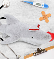 SUPER-SOFT PLUSH - SHARK NURSE DRESS UP