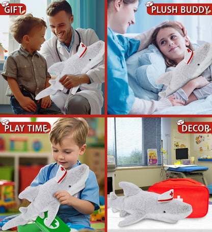 SUPER-SOFT PLUSH - SHARK NURSE DRESS UP