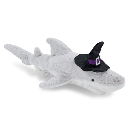 SUPER-SOFT PLUSH - SHARK WITH WITCH DRESS UP