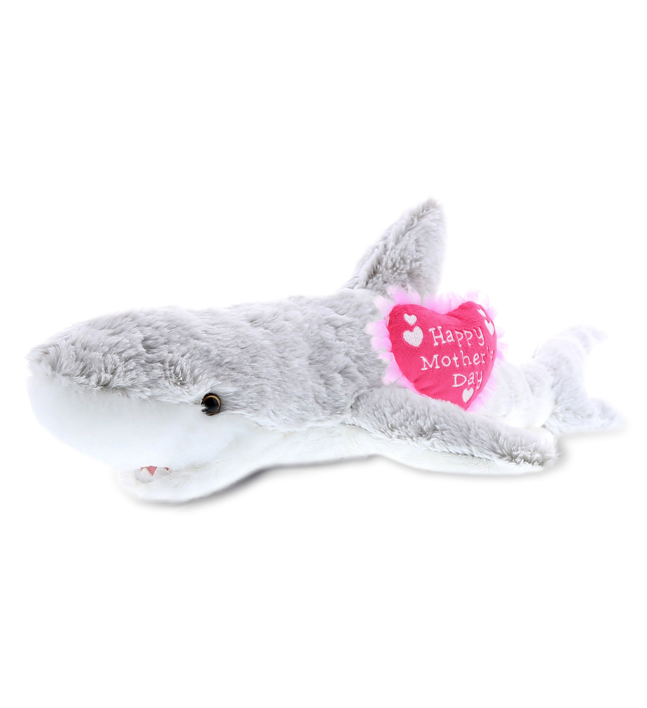 PLUSH MOTHERS DAY HEART - SUPER-SOFT PLUSH - SHARK