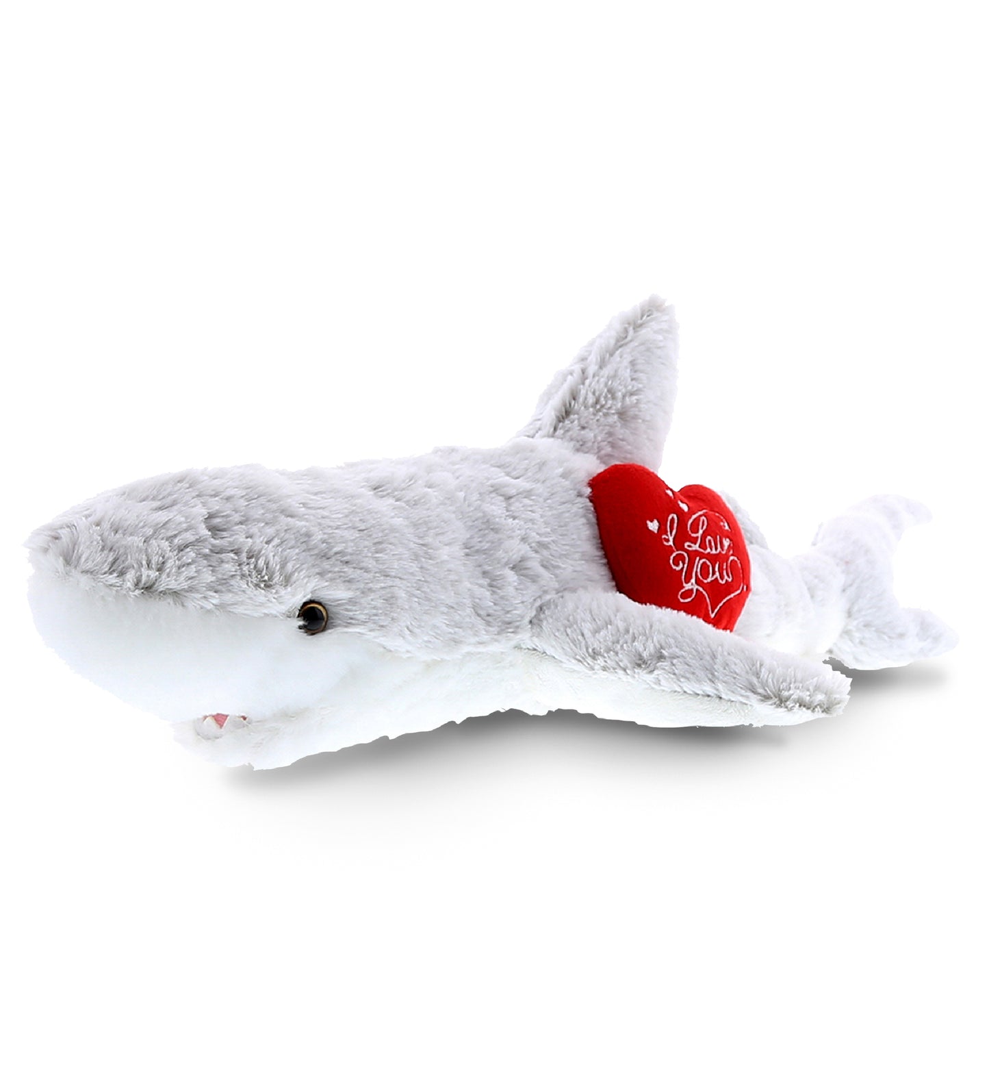 PLUSH I LOVE YOU RED HEART - SUPER-SOFT PLUSH - SHARK