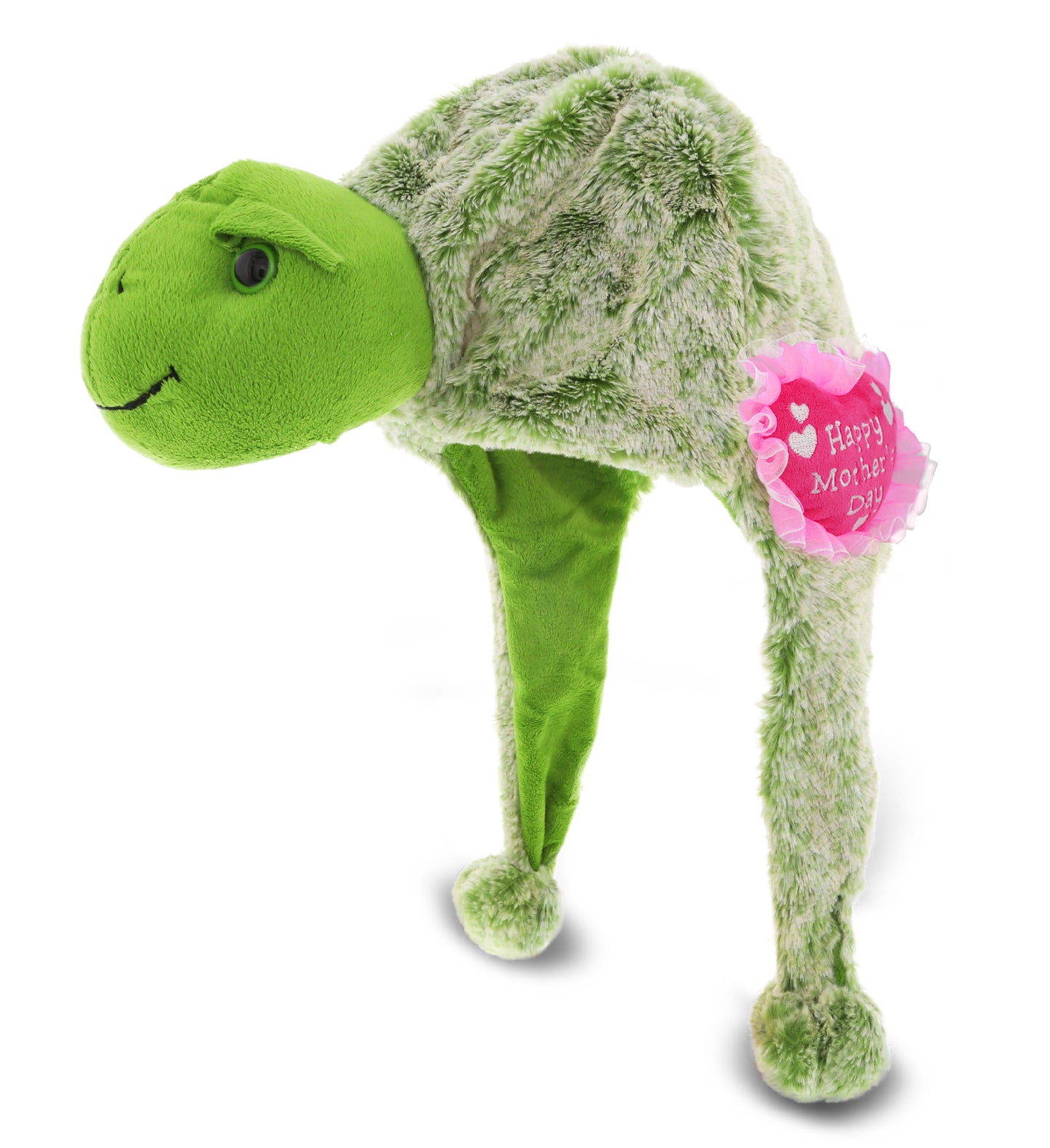 PLUSH MOTHERS DAY HEART - SUPER SOFT PLUSH HAT - SEA TURTLE