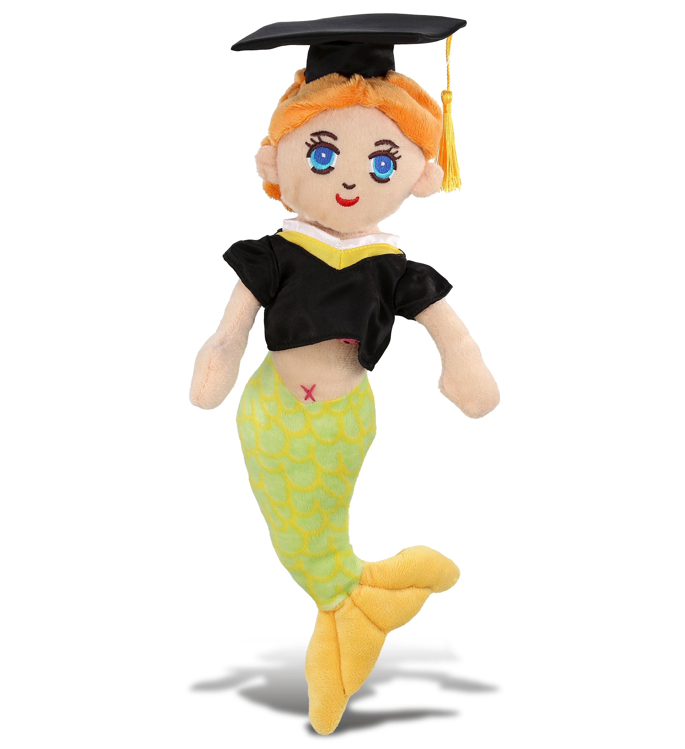 PLUSH GRADUATION - SUPER-SOFT PLUSH - GREEN MERMAID