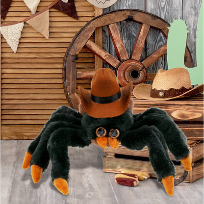 SUPER-SOFT PLUSH - WILD TARANTULA SPIDER 7" COWBOY DRESS UP