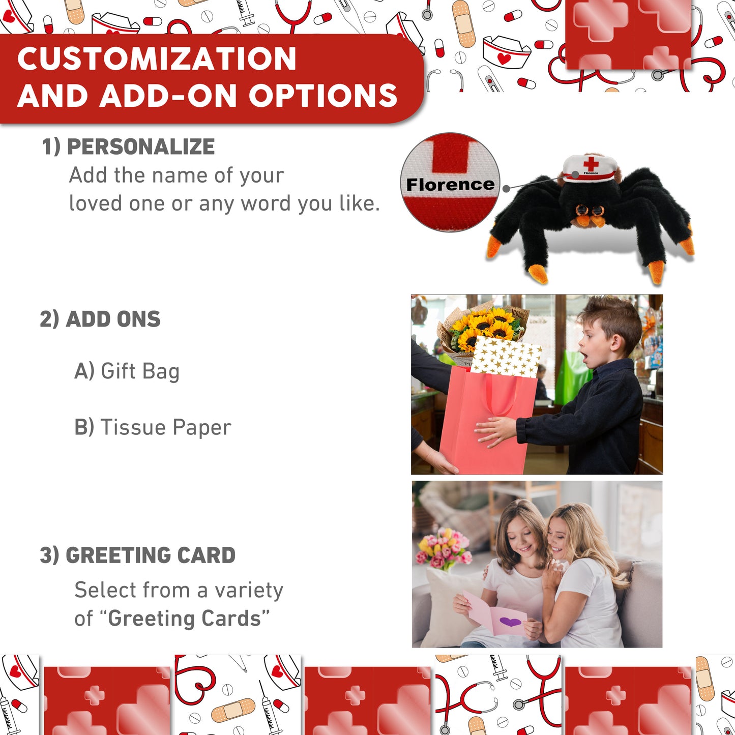 SUPER-SOFT PLUSH - WILD TARANTULA SPIDER 7" NURSE