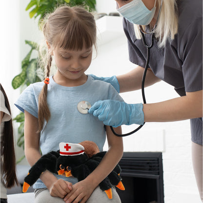 SUPER-SOFT PLUSH - WILD TARANTULA SPIDER 7" NURSE