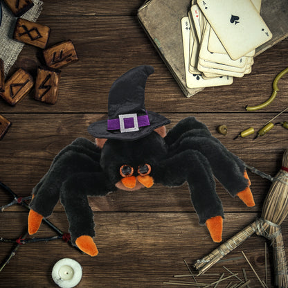 SUPER-SOFT PLUSH - WILD TARANTULA SPIDER 7" WITCH DRESS UP