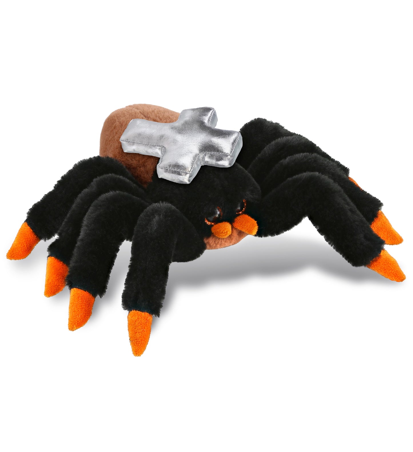 PLUSH CROSS - SUPER-SOFT PLUSH - WILD TARANTULA SPIDER 7"