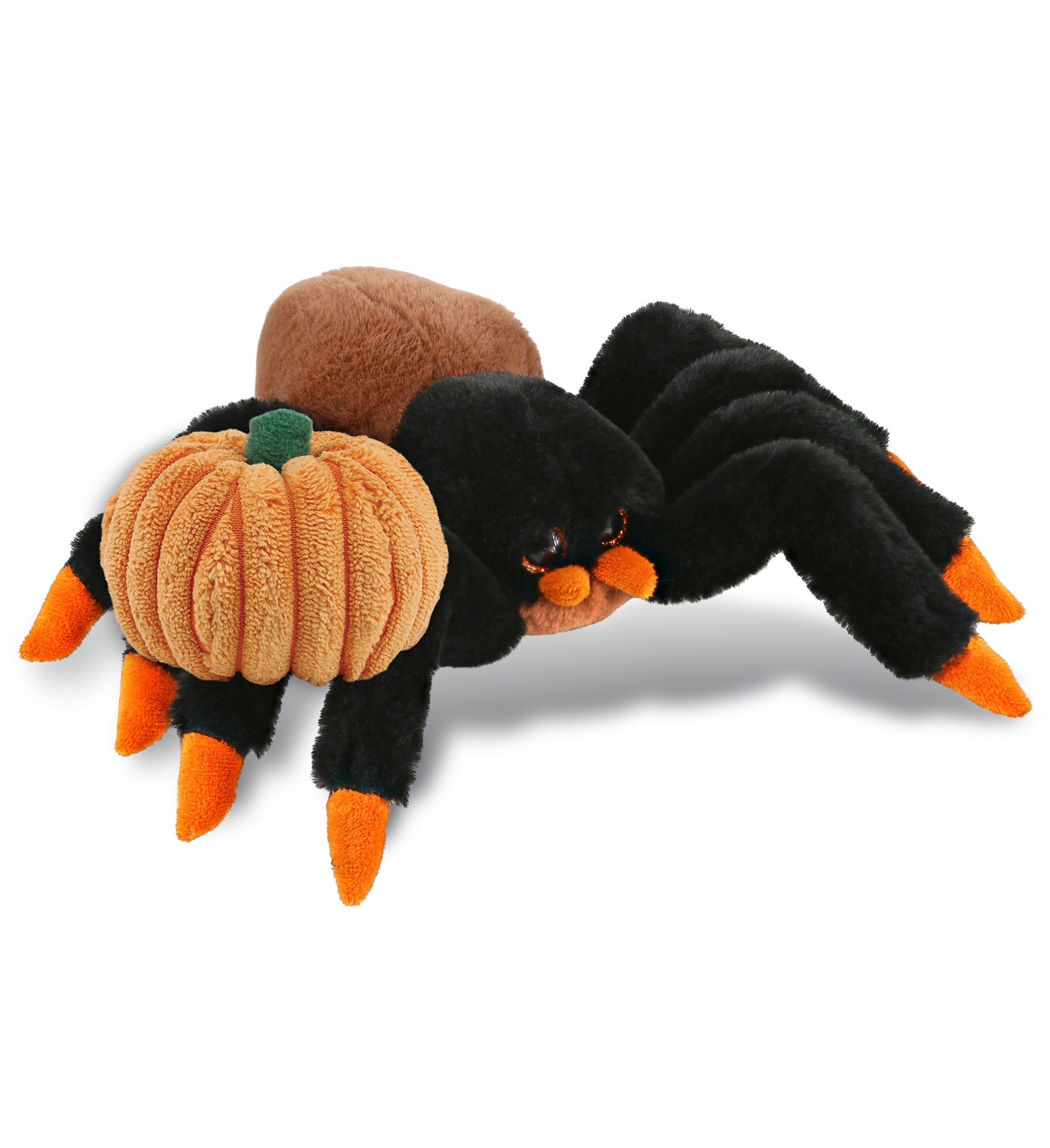 PLUSH PUMPKIN - SUPER-SOFT PLUSH - WILD TARANTULA SPIDER 7"