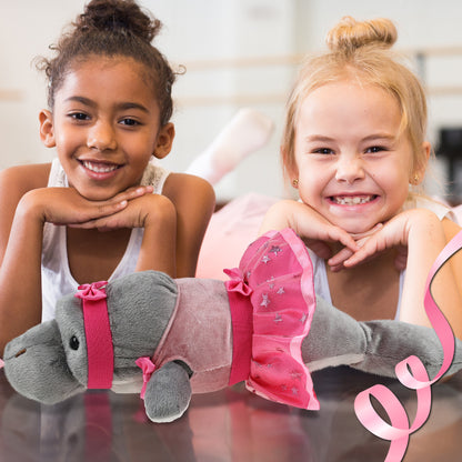 WILD COLLECTION PLUSH - 15" GREY MANATEE BALLERINA