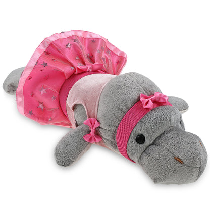 WILD COLLECTION PLUSH - 15" GREY MANATEE BALLERINA