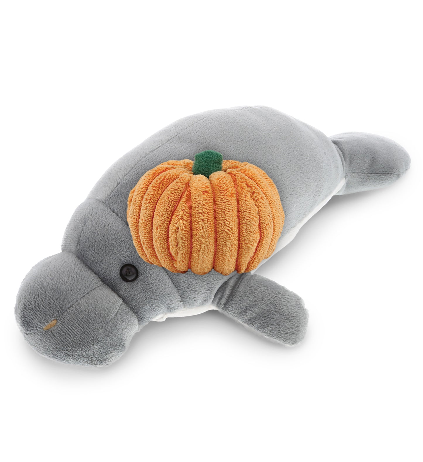 PLUSH PUMPKIN - WILD COLLECTION PLUSH - 15" GREY MANATEE