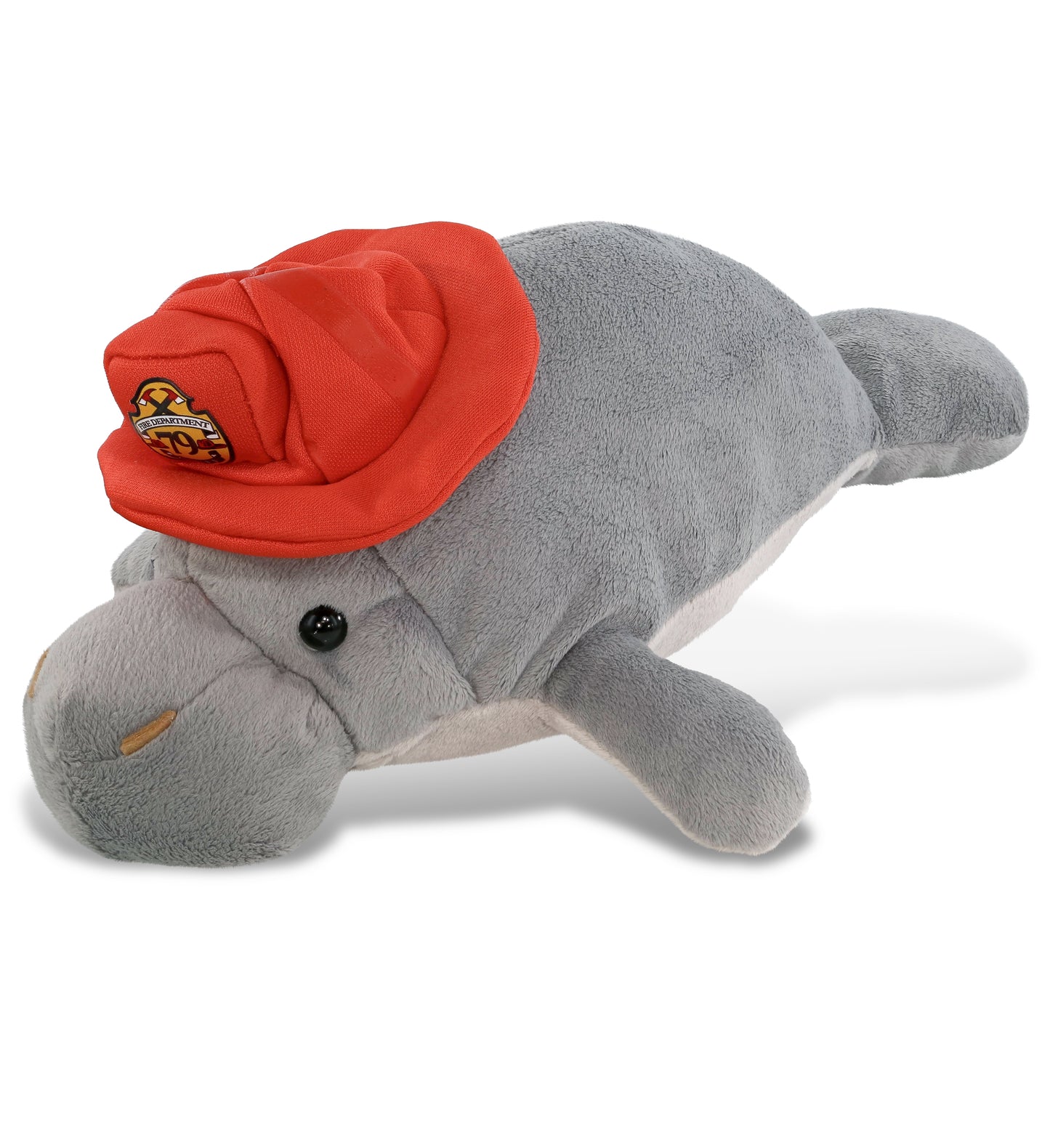 PLUSH FIREMAN - WILD COLLECTION PLUSH - 15" GREY MANATEE