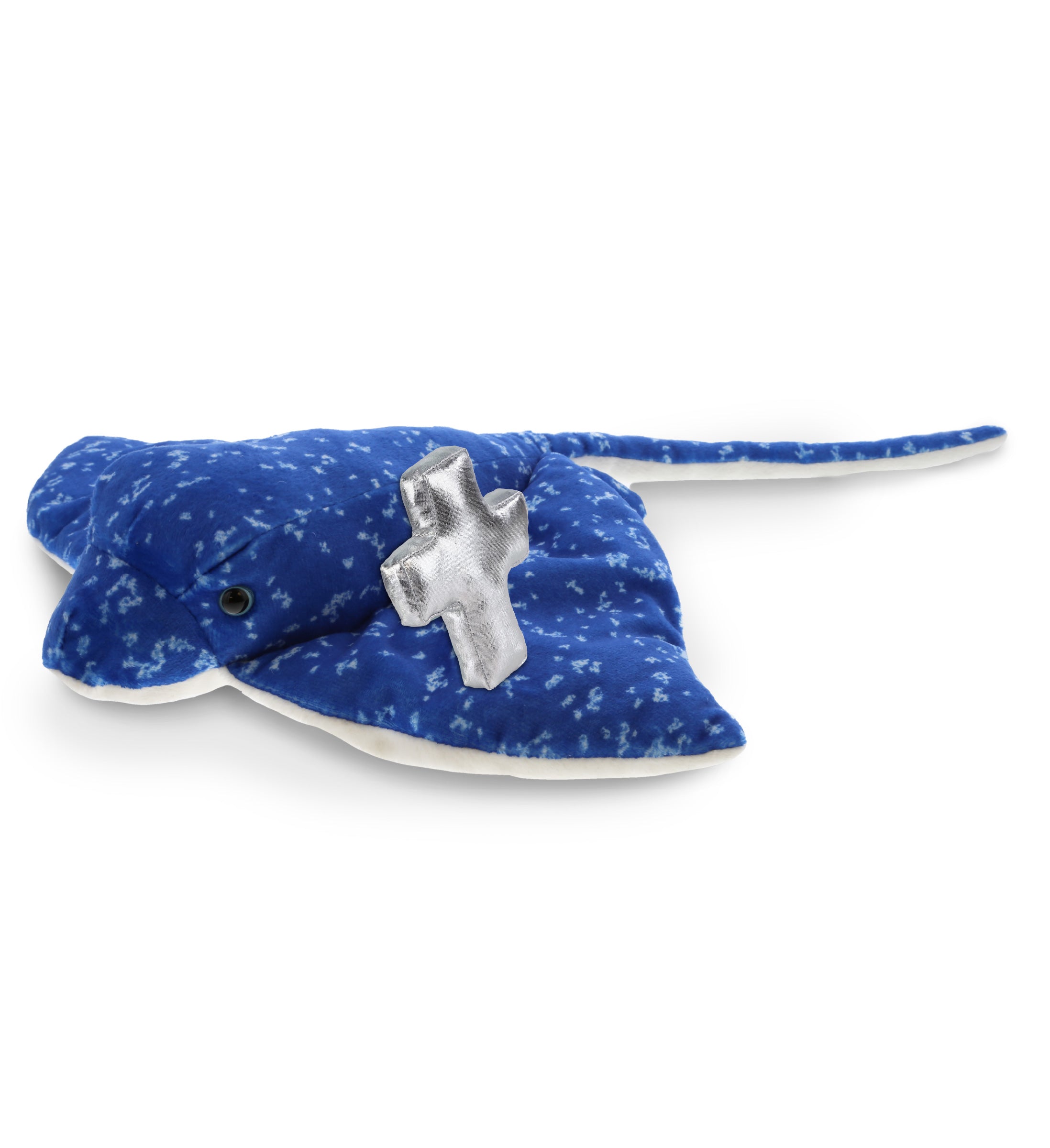 PLUSH CROSS - WILD COLLECTION PLUSH - 17" SPOTTED BLUE RAY