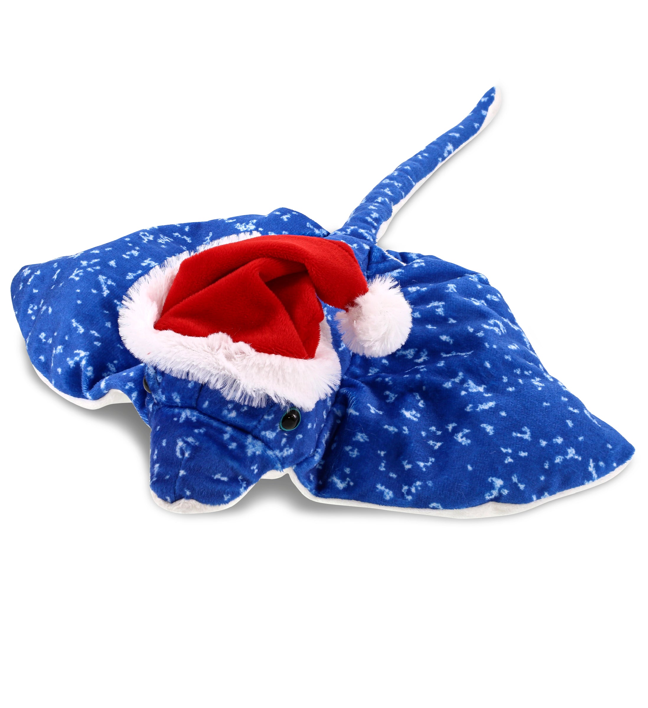 PLUSH SANTA - WILD COLLECTION PLUSH - 17" SPOTTED BLUE RAY