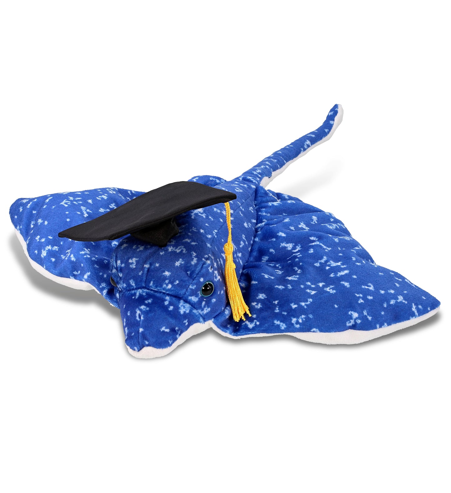 PLUSH GRADUATION - WILD COLLECTION PLUSH - 17" SPOTTED BLUE RAY