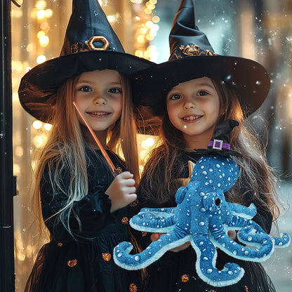 WILD COLLECTION PLUSH - 16" BLUE OCTOPUS WITCH
