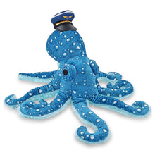 WILD COLLECTION PLUSH - 16" BLUE OCTOPUS WITH PILOT DRESS UP