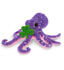 PLUSH SHAMROCK - WILD COLLECTION PLUSH - 12" PURPLE OCTOPUS