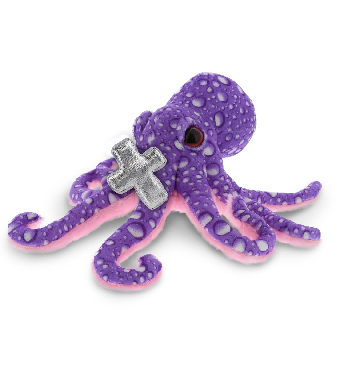 PLUSH CROSS - WILD COLLECTION PLUSH - 12" PURPLE OCTOPUS