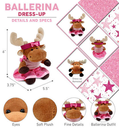 6" PLUSH - MOOSE Ballerina